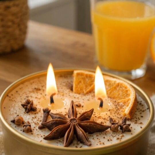 VELA DE LATA "NOCHES DE INVIERNO / CARAMELO DE NARANJA".