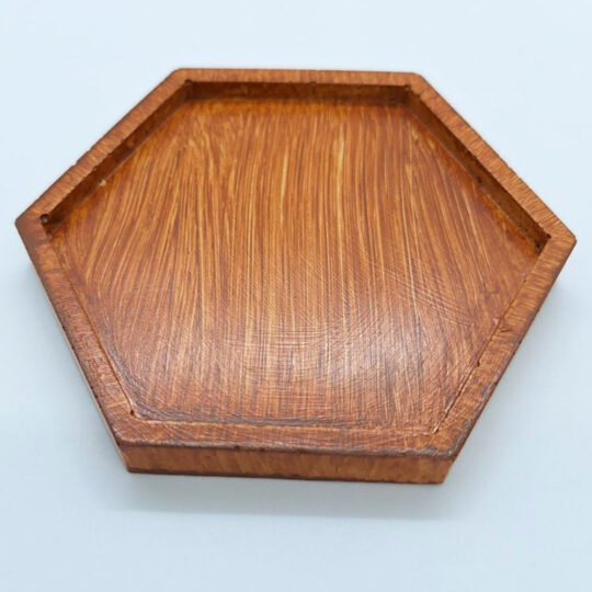 BASE HEXAGONAL DE CEMENTO TIPO MADERA
